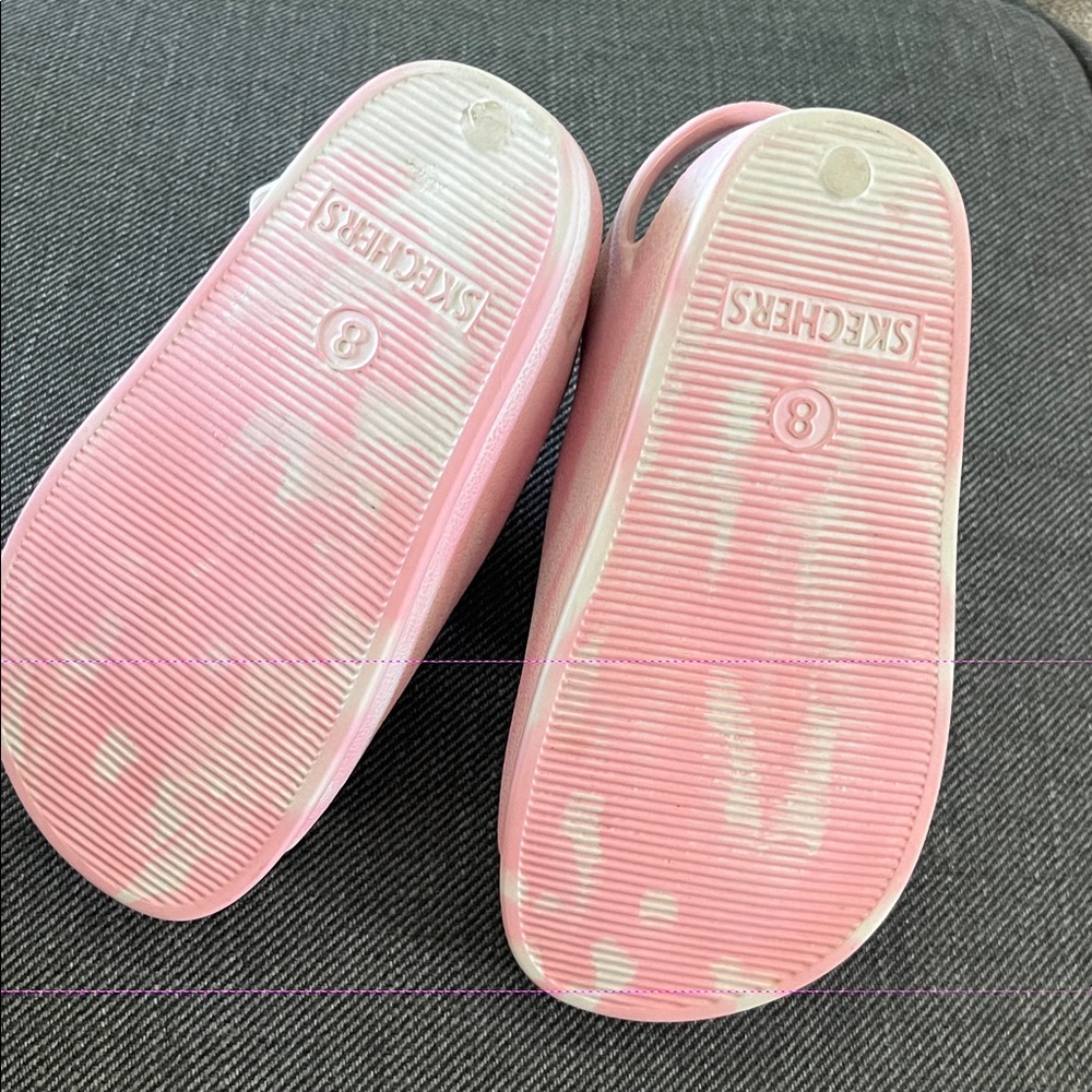 Skechers Light Pink Kids Sandals - Picture 4 of 4